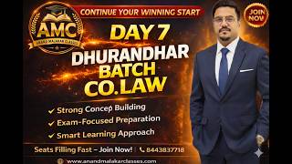 Company Law Revision 🔥 | Dhurandhar Batch | CS Executive Group 1 | CLASS--7