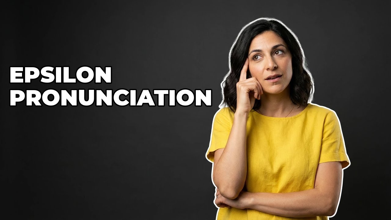 How Do You Pronounce The Letter Epsilon? - YouTube