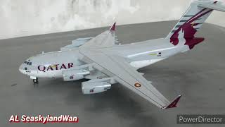 Unboxing Boeing C-17A Globemaster III, Qatar Emiri Air Force, Scale 1:200 by Hogan Wings