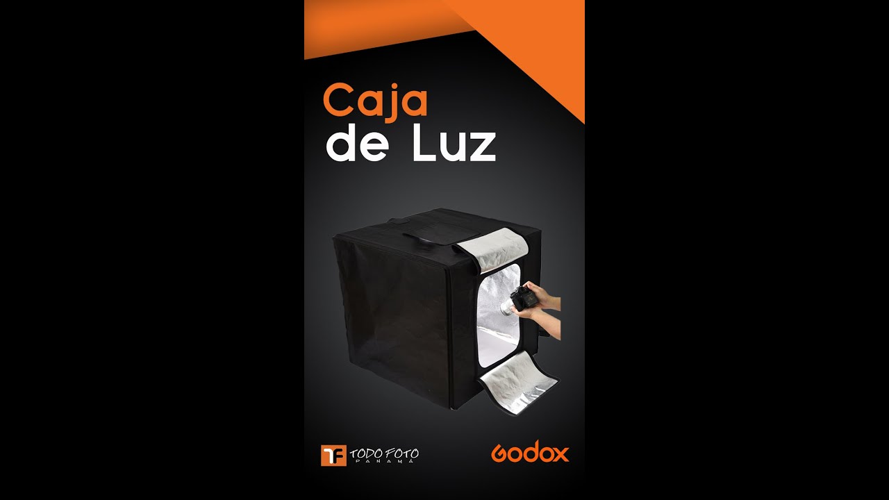 Cubo caja de luz Godox LSD incluyen luces led y adaptador de corriente