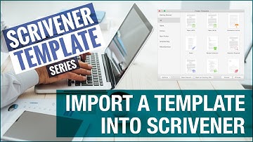 How To Import A Scrivener Template To Your Scrivener Project Templates Menu