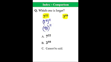 Index Comparison Shorts Maths Index Exponents Simplification Mathpractice 