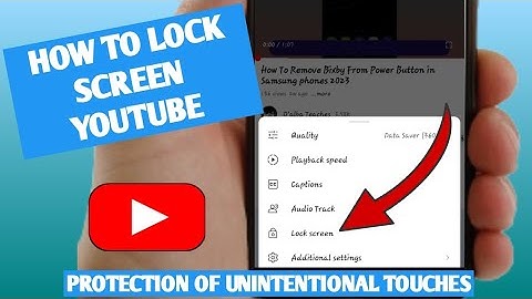 How To Lock Screen While Watching YouTube Videos on android 2023