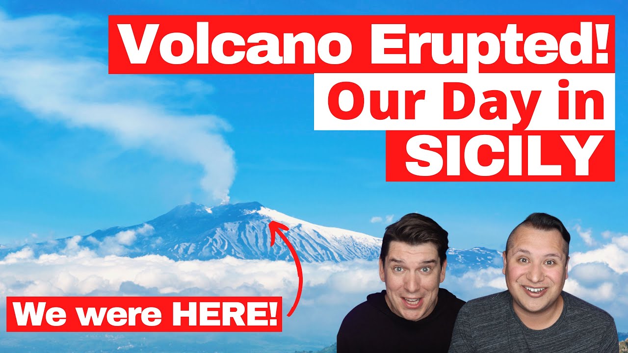 We were on an active Volcano when it ERUPTED!! 😱