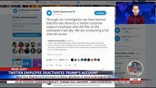 Twitter Employee Deactivates Trump's Twitter Account - LIVE BREAKING NEWS COVERAGE