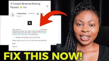 How to Fix X (Twitter) Monetization Paused- Revenue Sharing in 2025