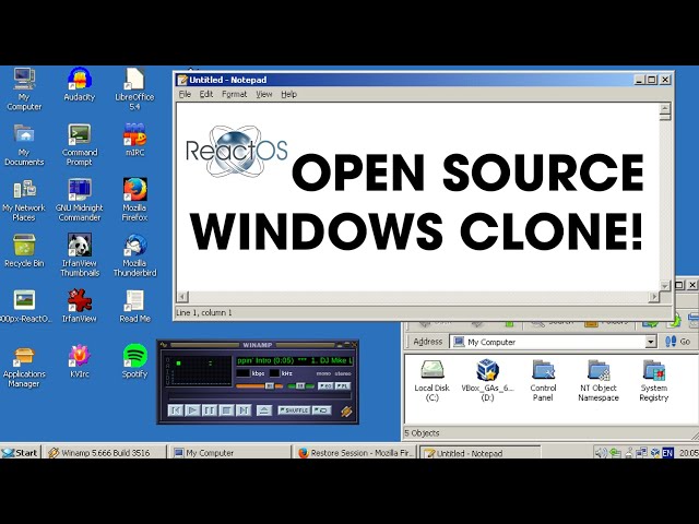 Reactos Download ReactOS Running On The WindowsTM Version Of VMware