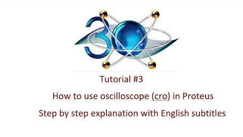how to use oscilloscope in Proteus || how to use cro in Proteus