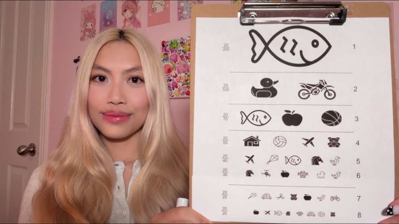 LOFI Asmr Eye Exam Appointment (soft spoken) 