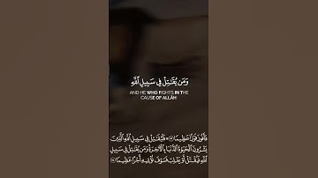 تلاوة مؤثرة للآية 74 من سورة النساء بصوت القارئ إدريس أبكر - استشعر جمال القرآن #قرآن #قران #آيات