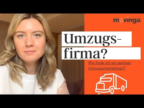 Seriöses Umzugsunternehmen finden - video from Movinga
