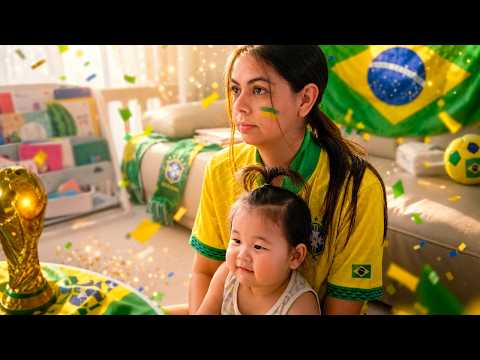 브라질아내와 함께 응원한 브라질 vs 이집트 월드컵 최종평가전 Brasil x Egito: último teste antes da Copa 2026🇧🇷⚽🏆