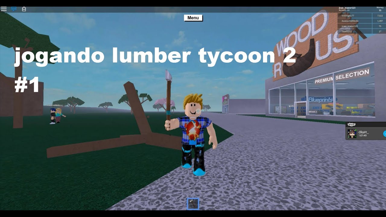 Jogando Roblox Lumber Tycoon 2 1 Vida De Lenhador Youtube - jogando roblox lumber tycoon 2 1 vida de lenhador youtube