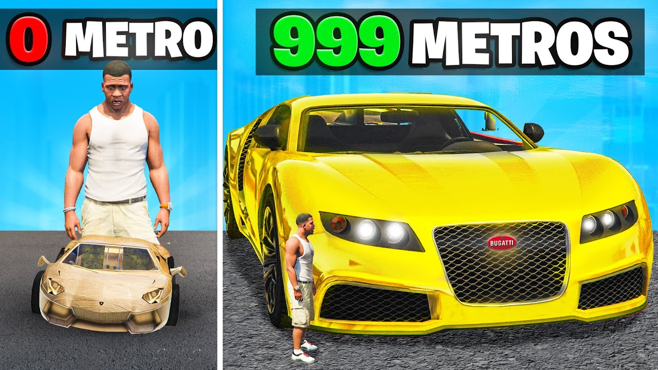 MEJORANDO el COCHE más PEQUEÑO al más GRANDE en GTA 5