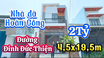 Chủ Định Cư Mỹ, Cần Bán Gấp Nhà Trong Khu Dân Cư Đã Hoàn Công Đường Đinh Đức Thiện Bình Chánh