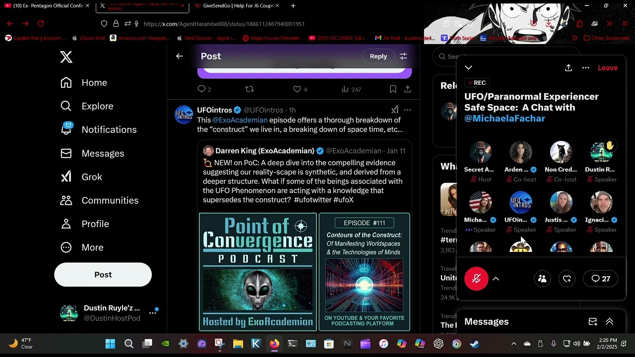 my convo with a whistleblower of ufo paranormal experience!!! with Michaela 