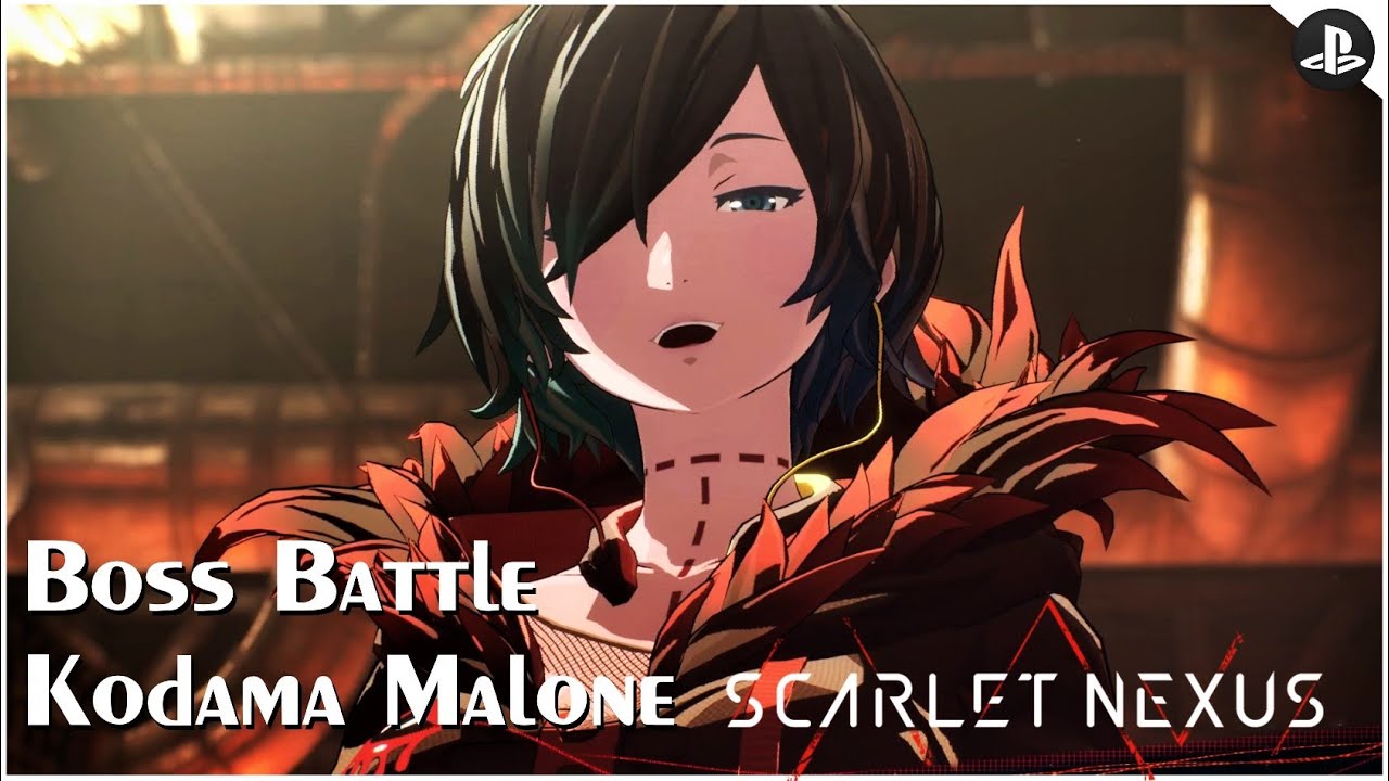SCARLET NEXUS Boss Battle #3 - Kodama Malone (Kasane Route) PS5
