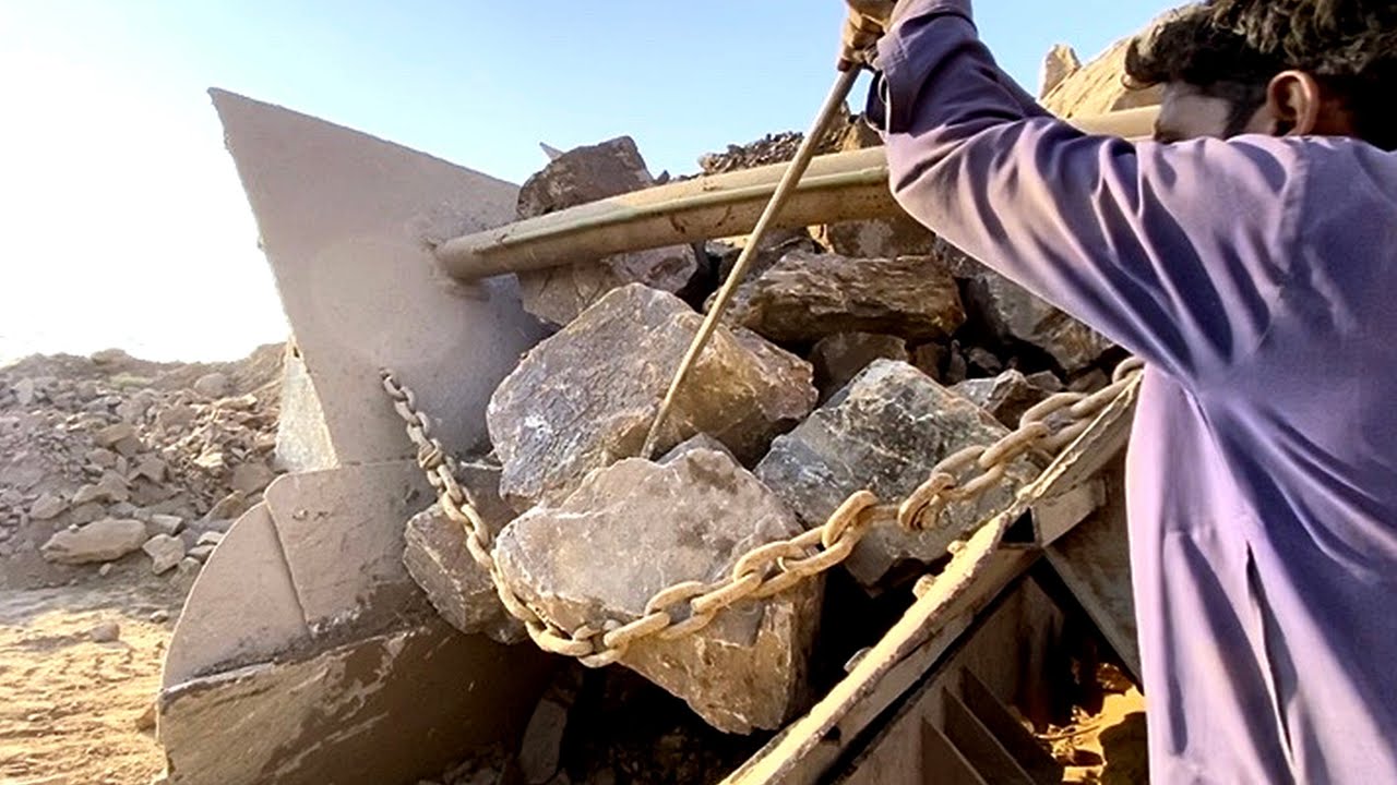 BIG ROCK 🪨 Crusher Machine - FULL Powerfull Process A Giant in Action-Big Rock Crushing#asmrvideo 