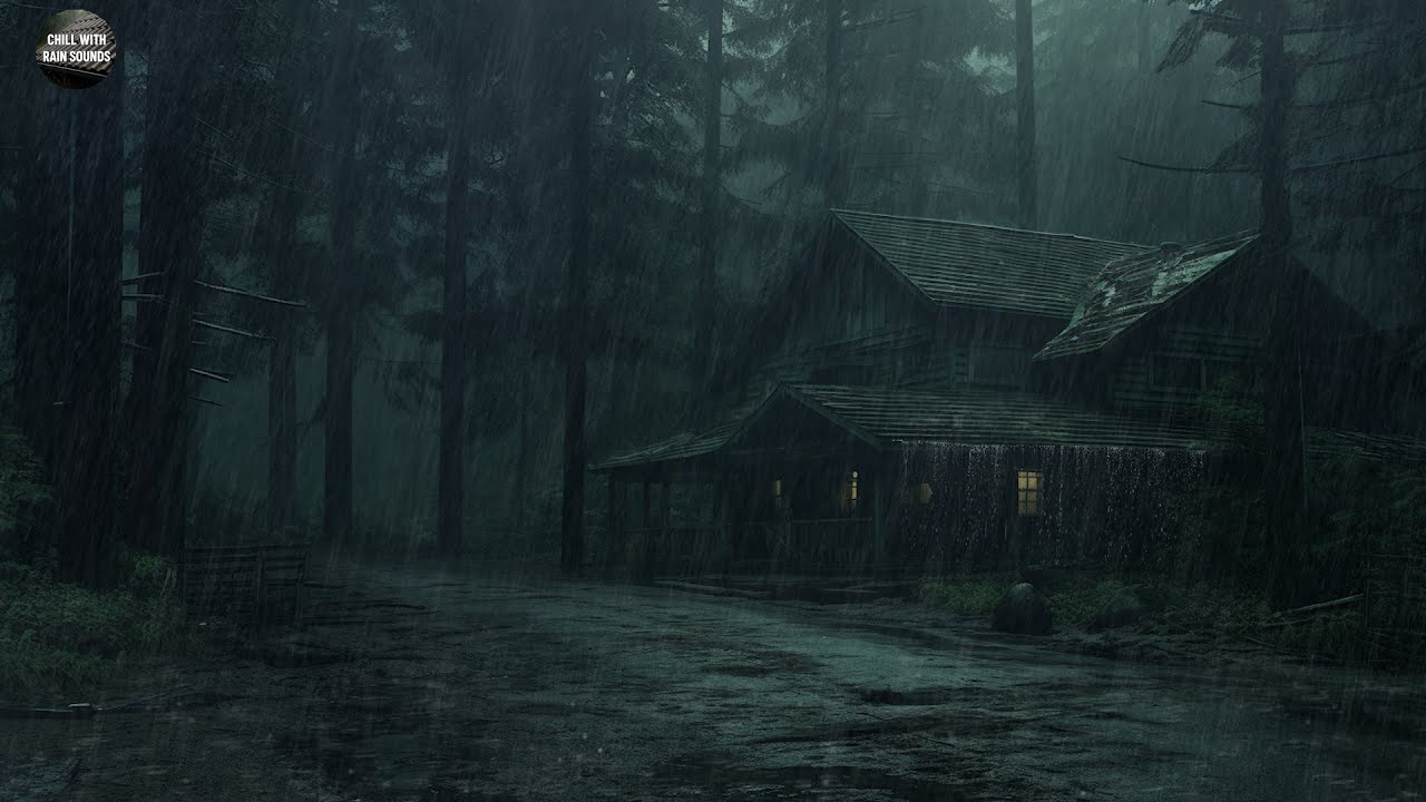 Fall Asleep in 5 Minutes with Heavy Rain in the Forest | Relaxing Sounds to Reduce Stress and Focus