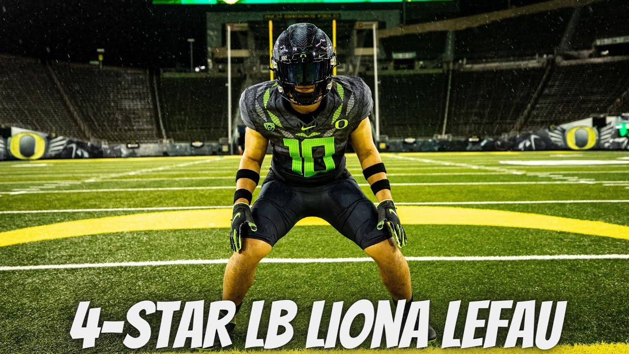 Oregon Prospect Spotlight 2023 Kahuku Linebacker Liona Lefau Ducks
