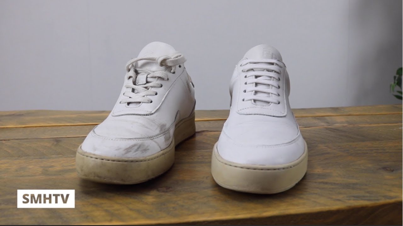 SMHTV | Witte sneakers schoonmaken - YouTube