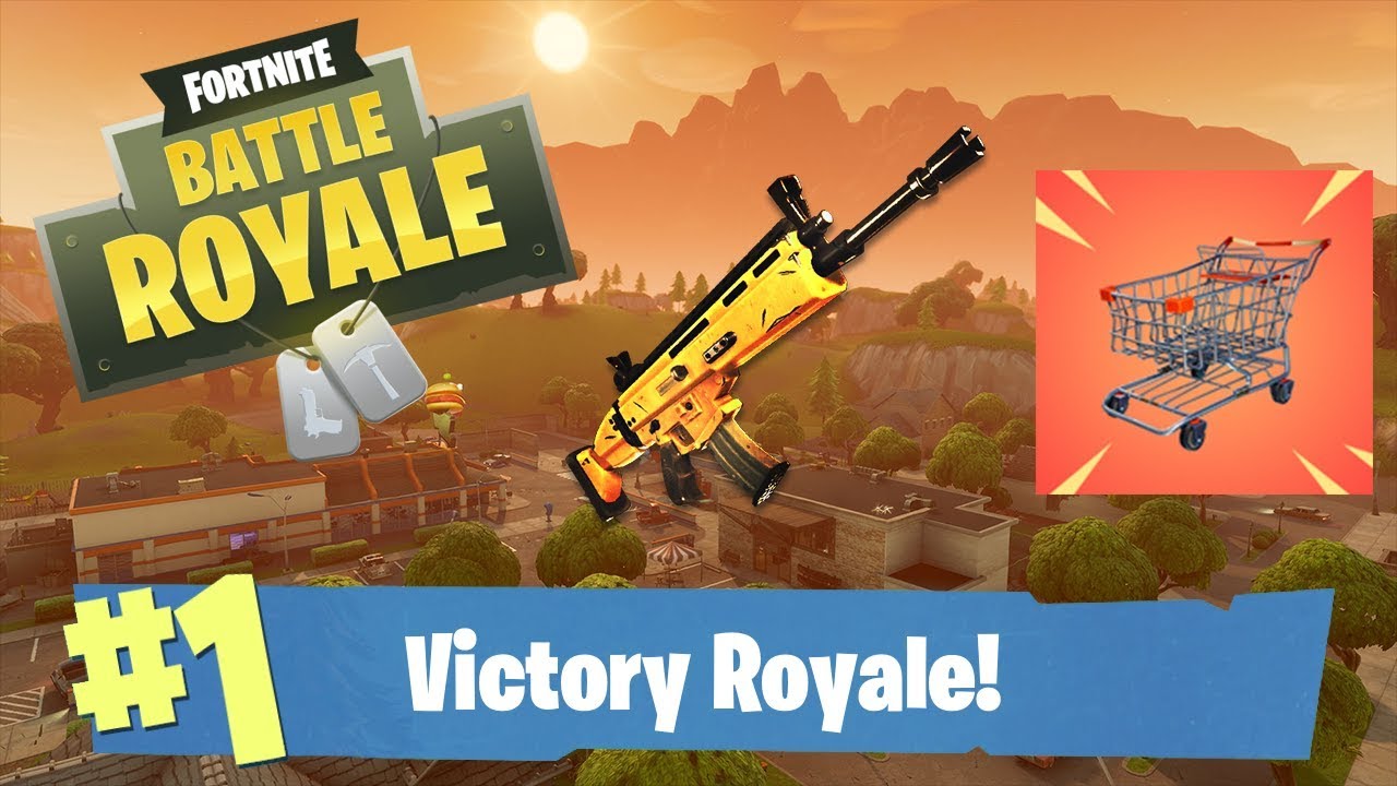Getting my first Victory Royale and I've had Fortnite for 3 days - YouTube