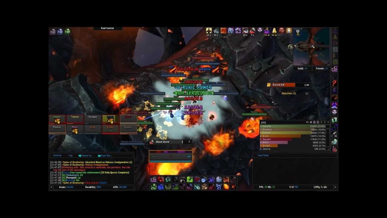Spine of Deathwing Audio Testing
