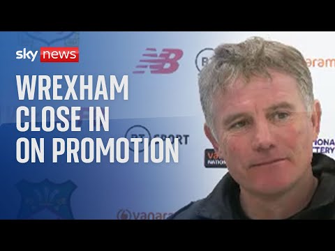 Wrexham manager eyes promotion but expects 'tough game'