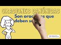 Oraciones canónicas e invertidas