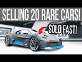 Forza Horizon 4 - Selling 20 RARE Cars in the Auction House! How Fast Until they're ALL SOLD?