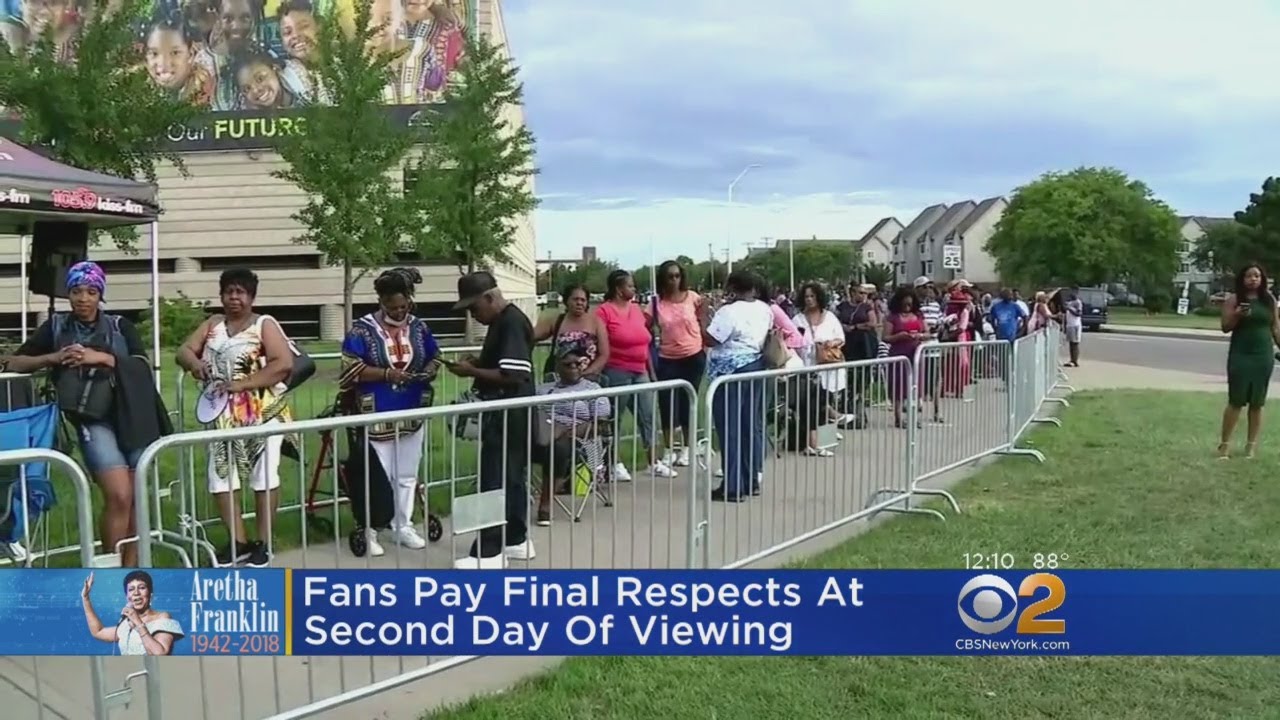 Franklin Fans Pay Final Respects At Second Day Of Viewing
