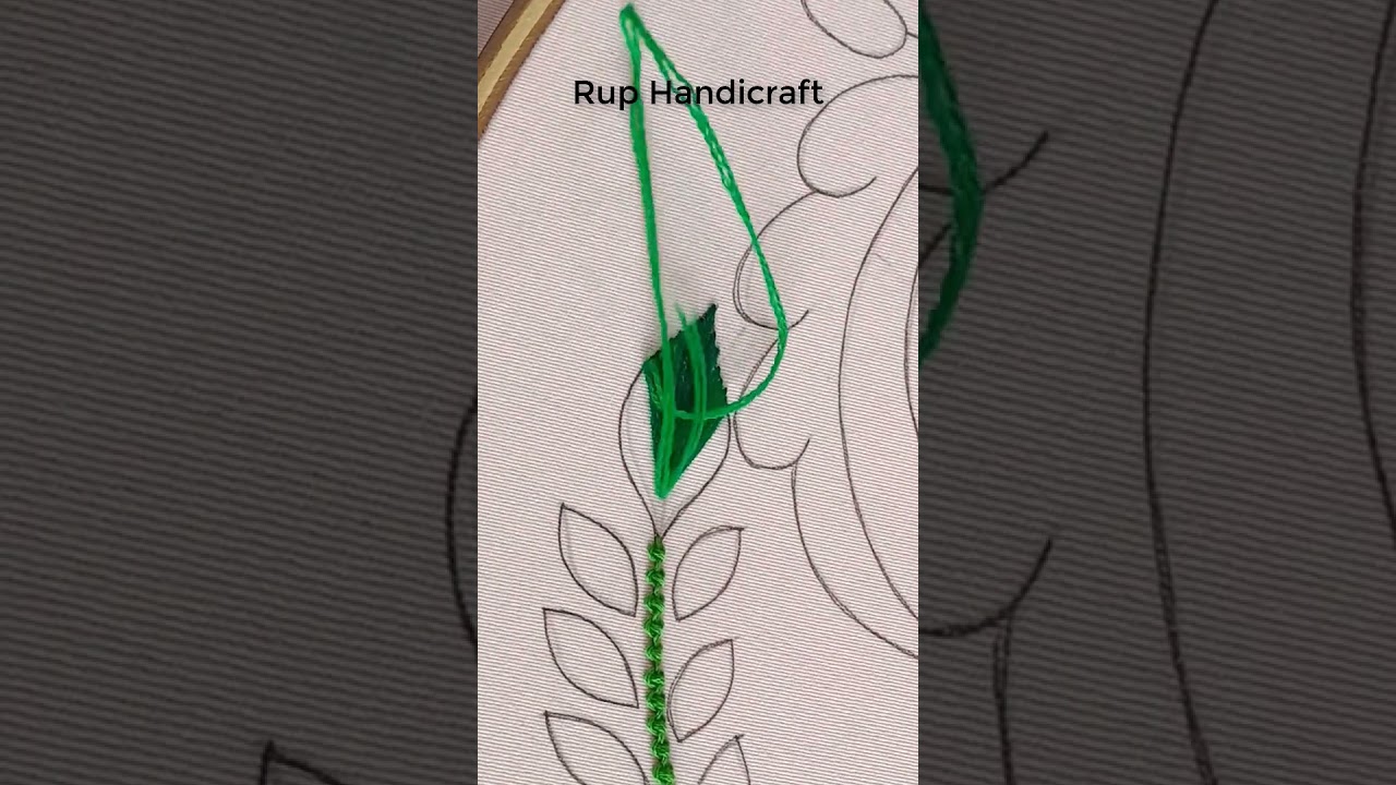 Modern Hand Embroidery Design for Pillow ,Cushion Cover , Stitch Embroidery Designs , Hand Embroider