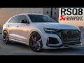 2021 AUDI RSQ8 WITH AKRAPOVIC EXHAUST - WAY LOUDER! NO SOFTLIMITER - V8TT SUV-BEAST IN DETAIL