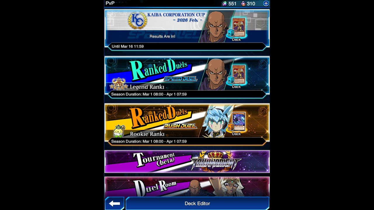 Cari 50 Win Rank | Yu-Gi-Oh Duel Links