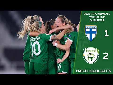 HIGHLIGHTS Finland WNT 1 2 Ireland WNT 2023 FIFA Women S World Cup Qualifier 