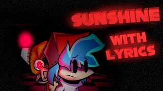 Sunshine WITH LYRICS | Sonic.exe mod Cover | ft @roadkilledx