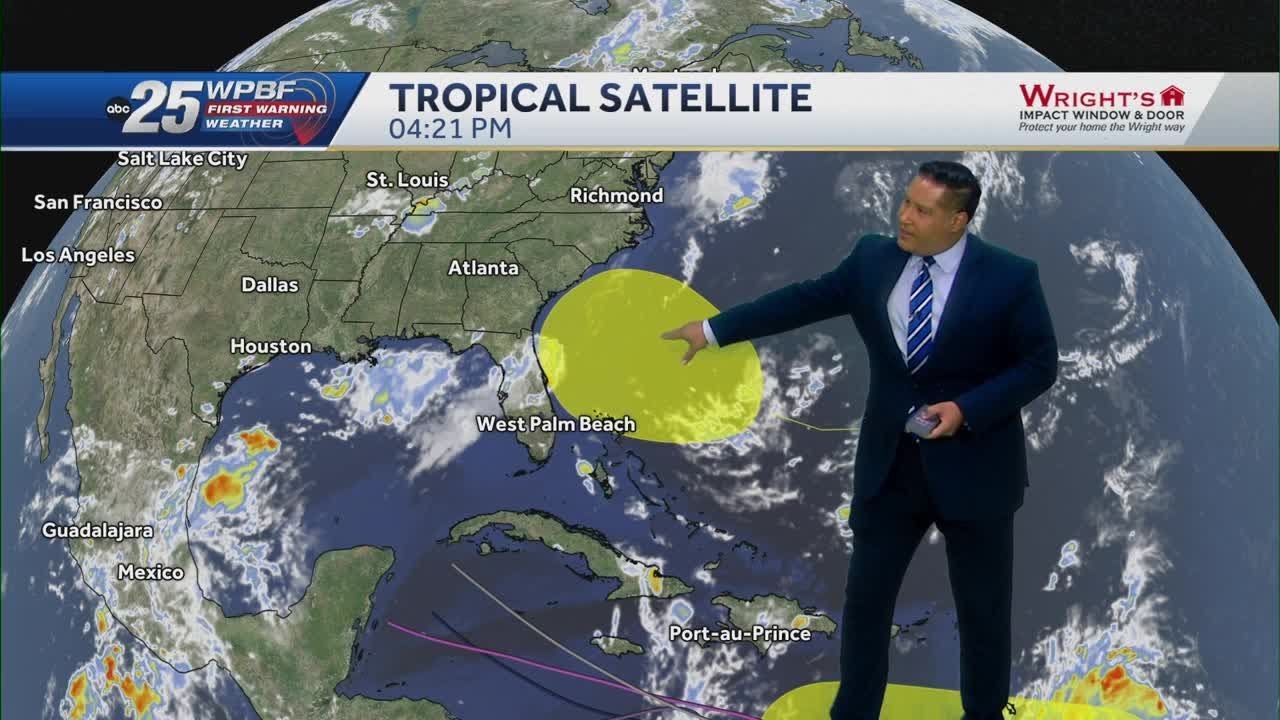 NHC monitoring 2 tropical disturbances in Atlantic Ocean - YouTube