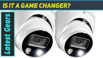 Lorex E892DD 4K Ultra HD Smart Deterrence IP Dome Camera with Color Night Vision