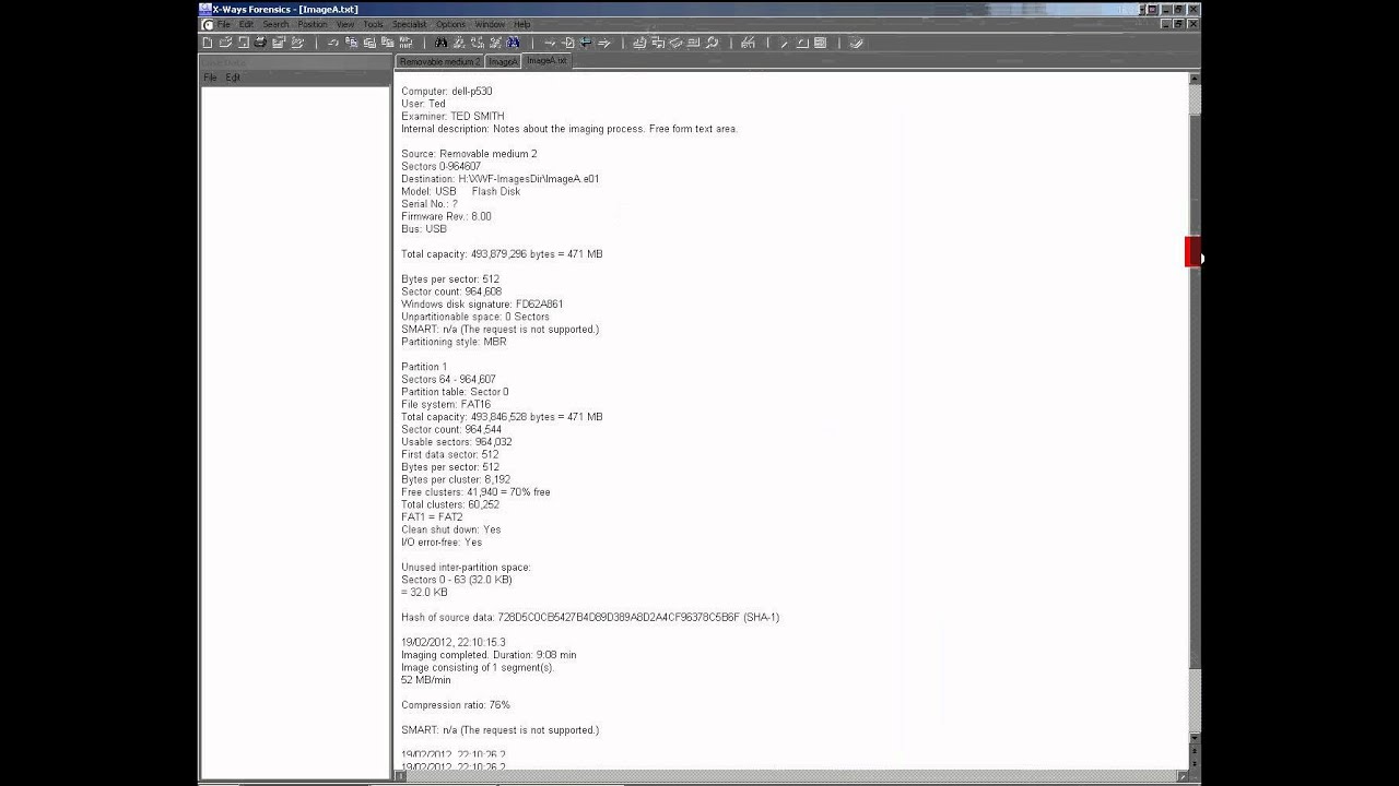 X Ways Forensics Performing Basic Disk Imaging Using The E01 Format X Ways Forensics Performing Basic Disk Imaging Using The E01 Format