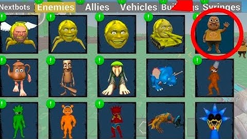 Sandbox in space unlocked all free cool characters tung tung sahur all monsterschasing nextbots