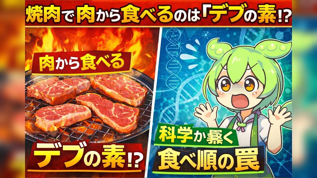 焼肉屋で「サンチュ」を真っ先に頼むのが科学的に最強すぎる理由