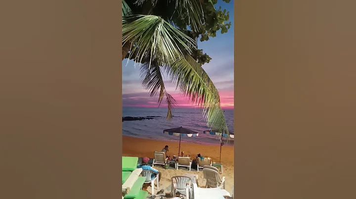 舞哥在泰国：芭提雅东泰海滩，中天海滩，夕阳无限好#泰国养老 - 天天要闻