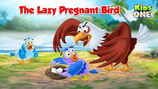 English Cartoon Stories | The Lazy Pregnant Bird Story | Cartoon Moral Stories | English Fairy Tales