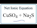 Net Ionic Equations and Reactions