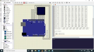 SimulIDE_SIMULASI ARDUINO WITH LED DOT MATRIX 8X8