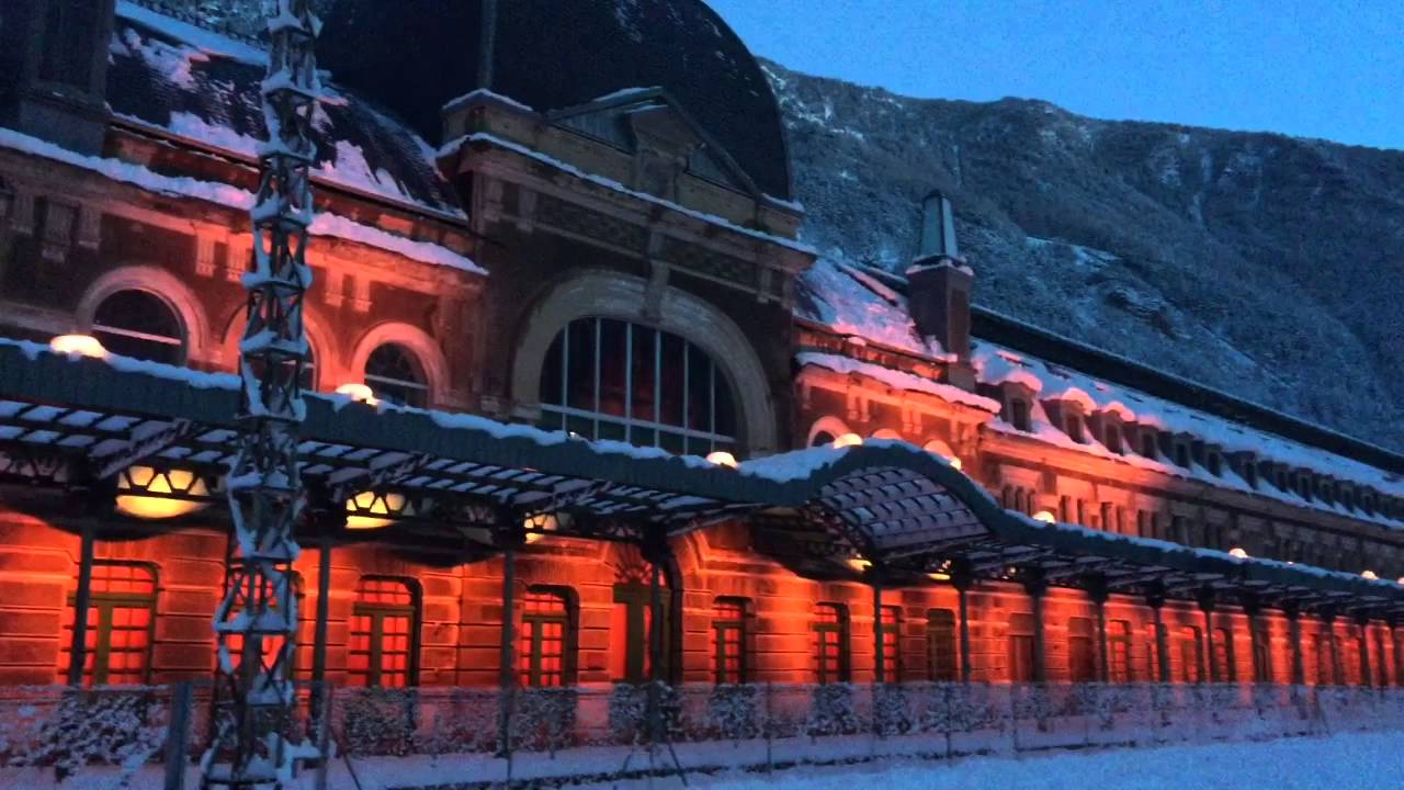 Nieve 2016. La Estación Internacional de Canfranc