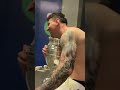 Messi Enjoying His Copa America Trophy In The Dressing room #shorts#Messi#CopaAmerica