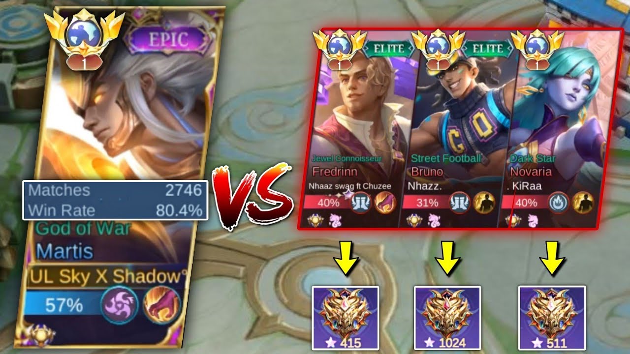 FINALLY TOP GLOBAL MARTIS MEET PRO PLAYER 1000 STAR+ 😱( Who Will Win ? ) Must Watch