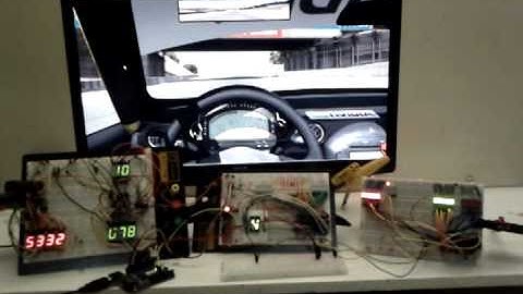 Fully functioning Arduino iRacing dashboard protototype