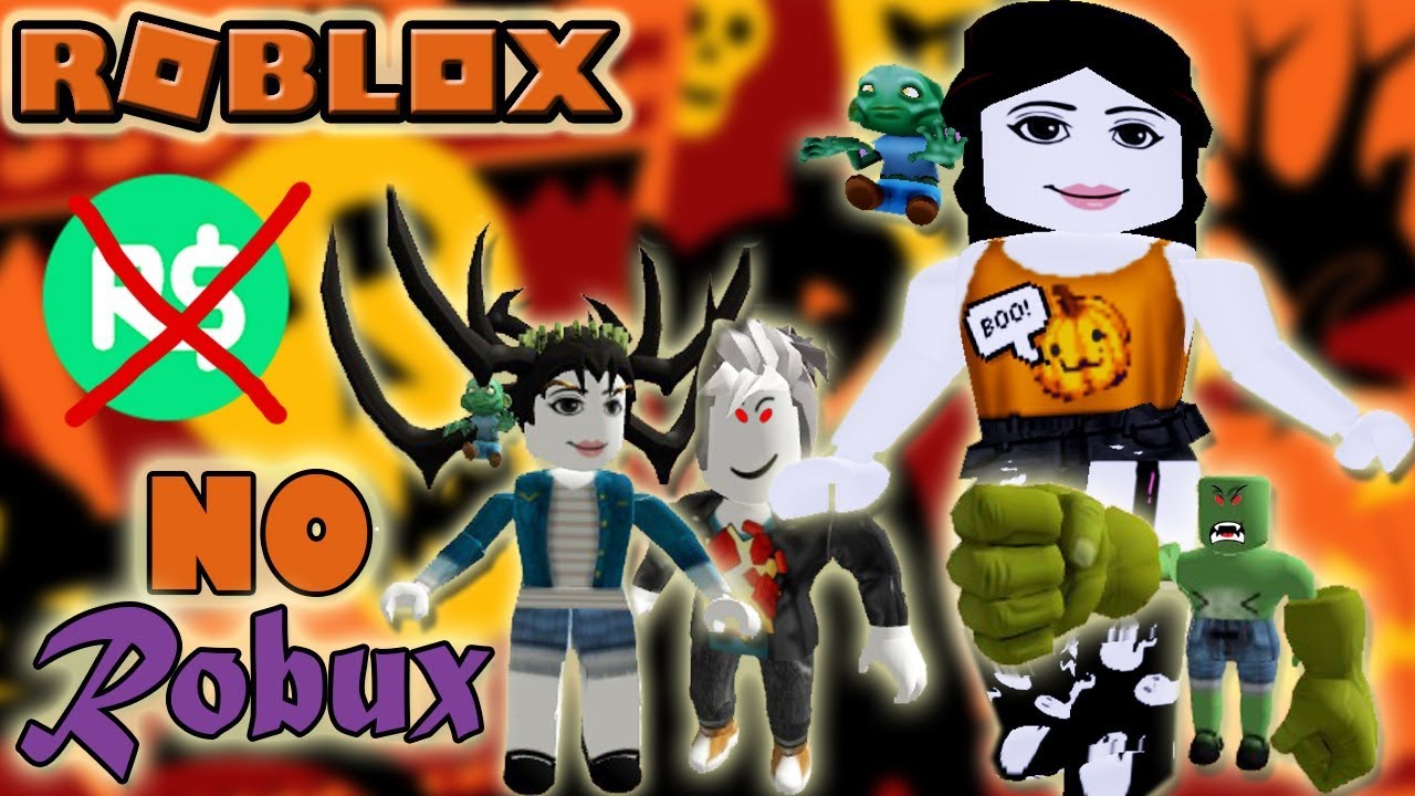 Disfraces GRATIS para Halloween SIN ROBUX !! // ropa gratis en róblox - free  clothes in roblox - YouTube
